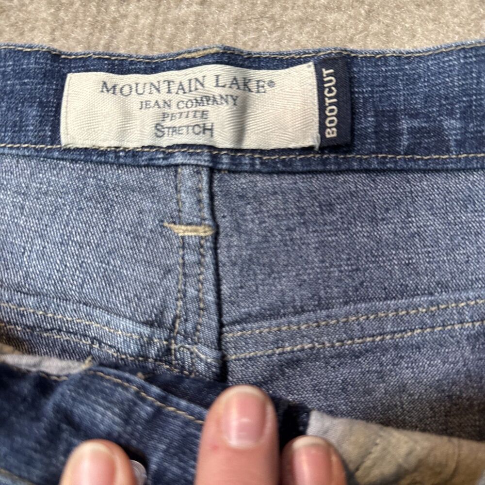 Women's Mountain Lake Denim 6P Jeans Boot Cut Mid rise casual/jeans/frayed edges - Picture 3 of 8